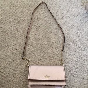 Kate spade rose gold cross body bag